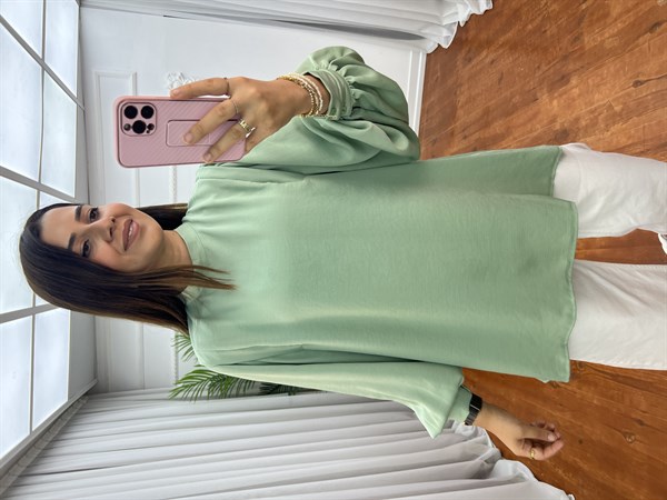 Wendy Tunik Mint Yeşili